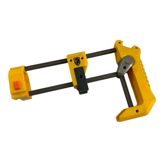 Nerf N-Strike CS-6 Tactical Shoulder Stock Attachment Yellow Gray Replacement - Picture 1 of 7